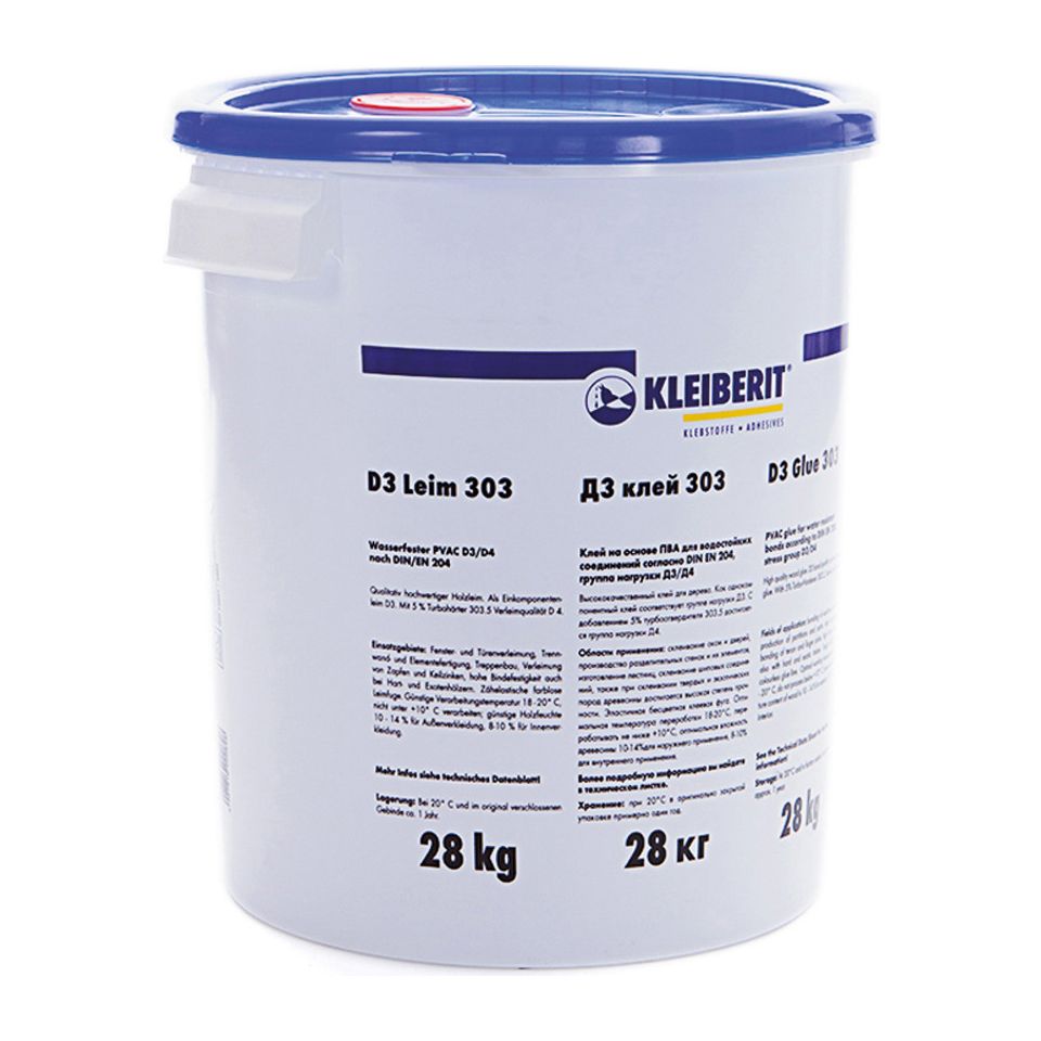 Einkomponenten-D3-Leim 303 28,0 kg Eimer | KOCH Freiburg GmbH