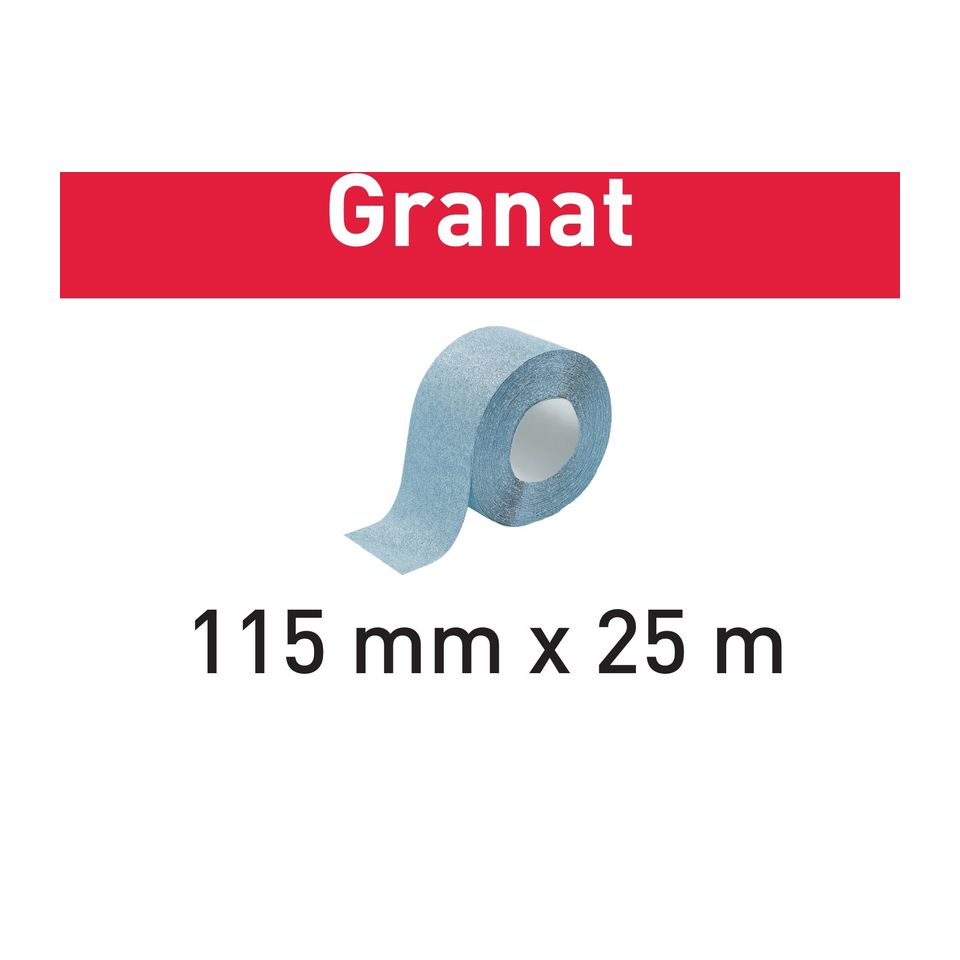 Festool Schleifrolle GRANAT P240 – 115 Mm Breit, 25 M Lang, Für Handschliff Und Lacke