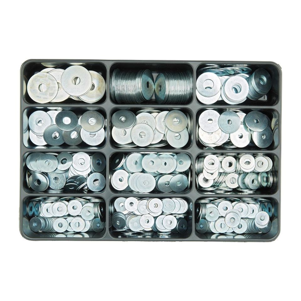 E-NORM Montagekoffer 265-teilig - Zwei-Ohr-Schellen Sortiment Im Stahlblech-Koffer