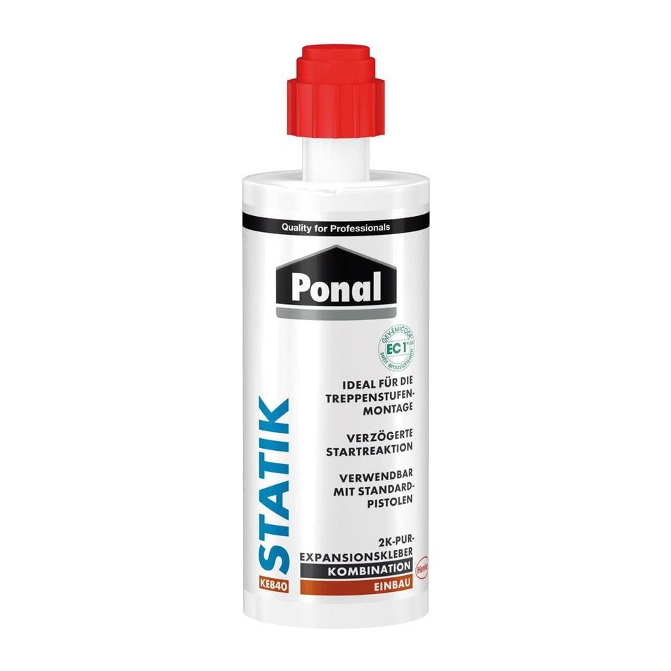 Uhu Plus Endfest 300 2K-Expansionskleber Statik 165g Kartusche PONAL | 10 Stück Pu Lack 2k