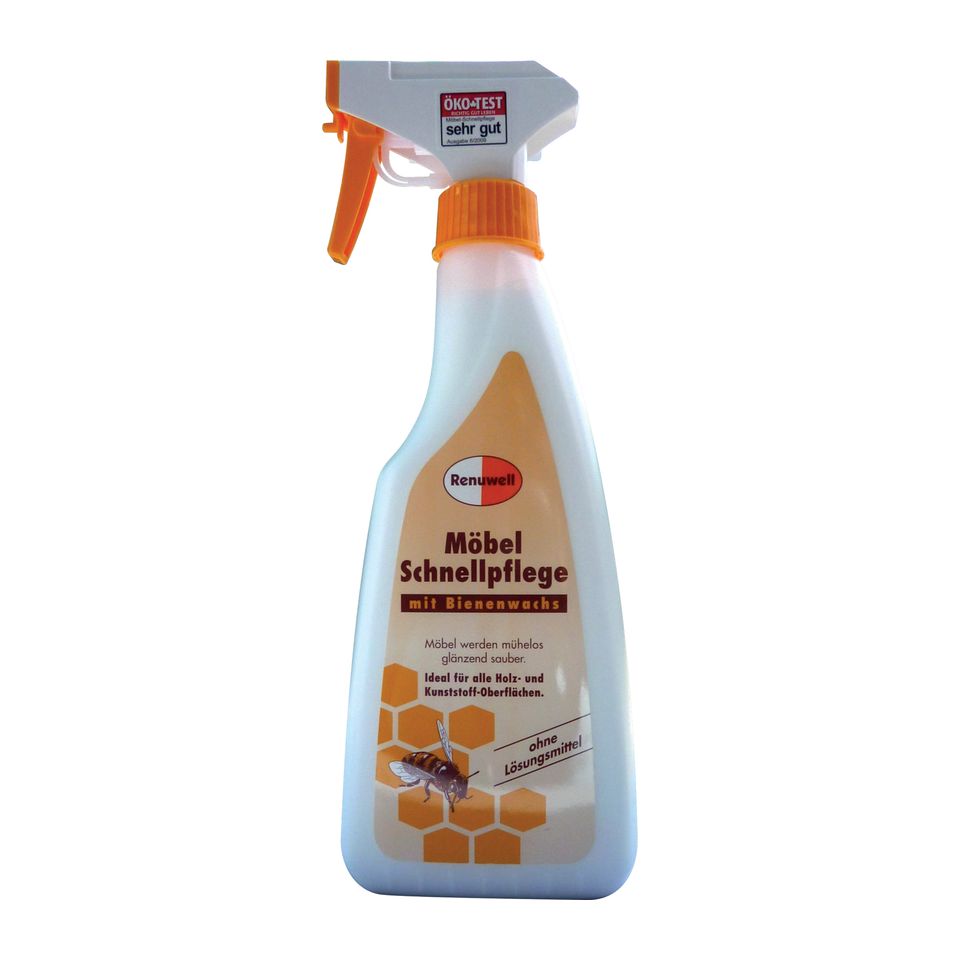 Renuwell Möbel Pflege Mit Bienenwachs - 2x 500 Ml Schweizer Qualität