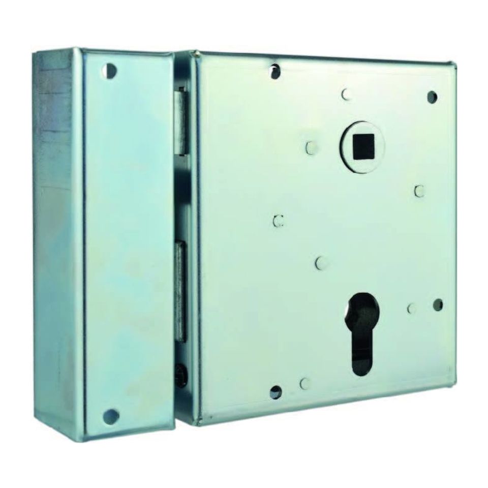 BEVER Kastenschloss 100 P PZ68/10, D75, DIN Links, Rechts einwärts, vz