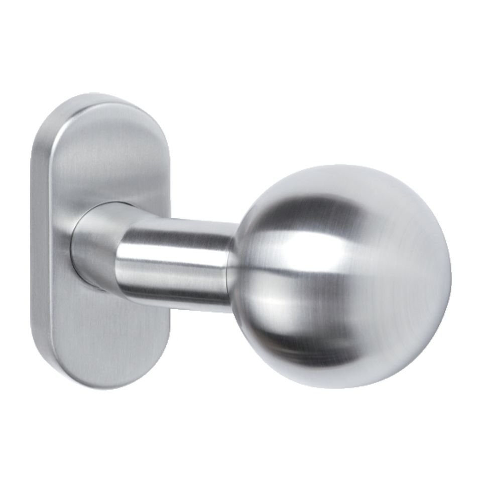 Dormakaba Türknopf PREMIUM 3548 - Edelstahl Matt Auf Rosette