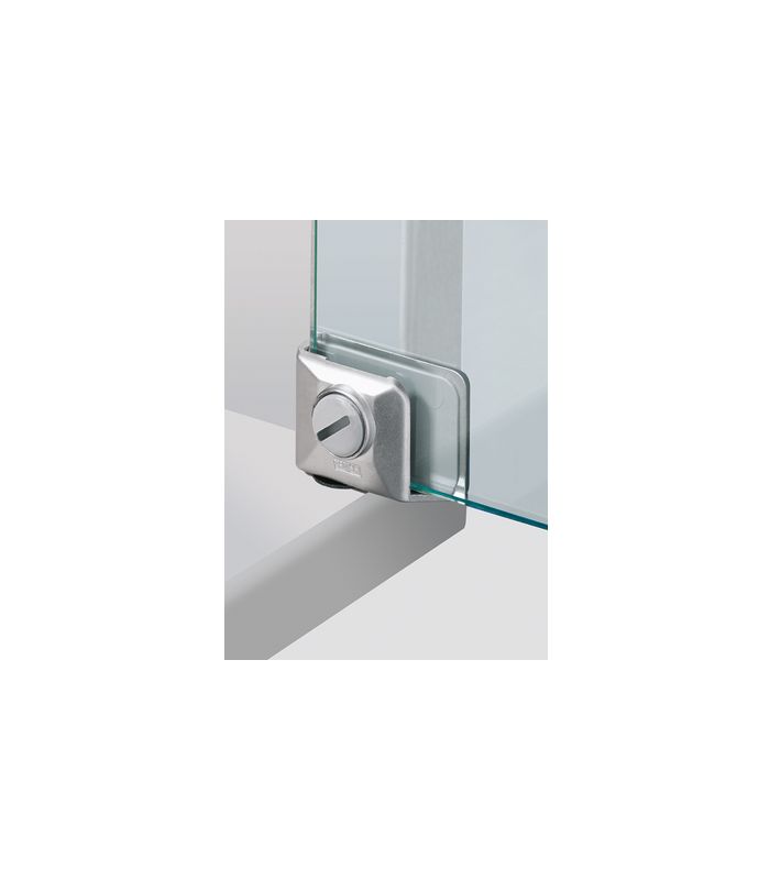 Glastürscharnier ET 150, vernickelt, matt