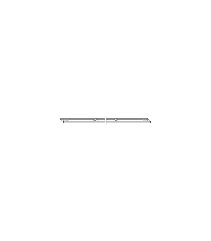 Drehkipp-Abdeckstulp, lang, L2000mm, NT, Stahl, verzinkt