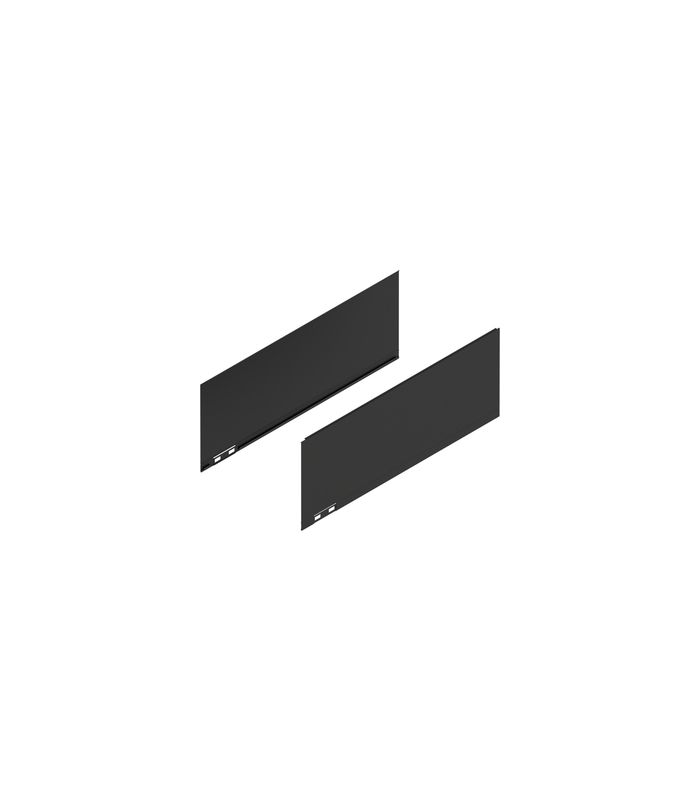 LEGRABOX Dekorelement, Höhe C (177 mm), NL=450 mm, links/rechts, carbonschwarz matt