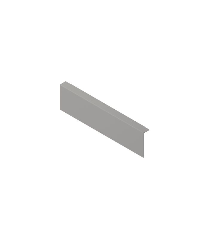AMBIA-LINE Holzrückwandadapter, für MERIVOBOX Schubkasten Höhe M, Stahl, indiumgrau matt