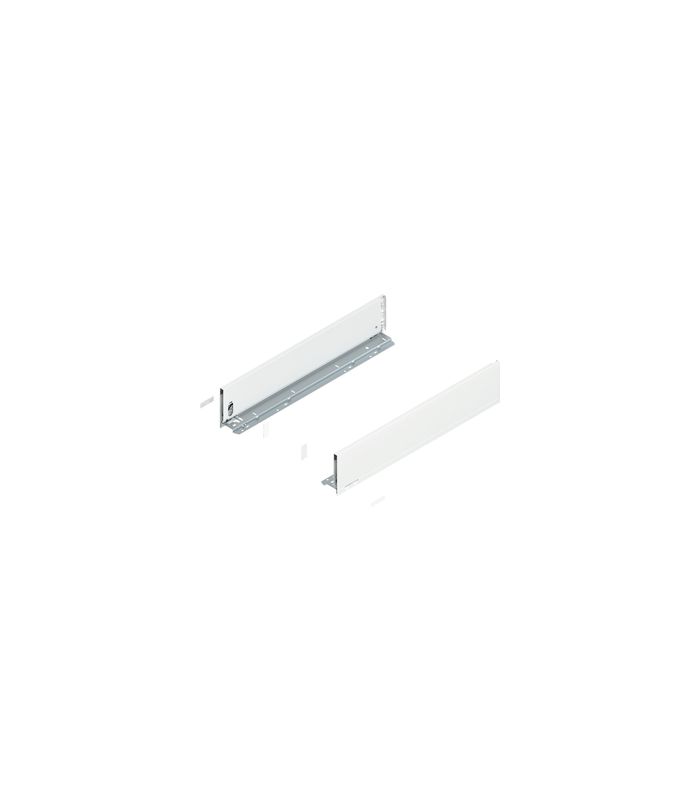 LEGRABOX Zarge, Höhe K (128.5 mm), NL=600 mm, links/rechts, für LEGRABOX pure, seidenweiss matt