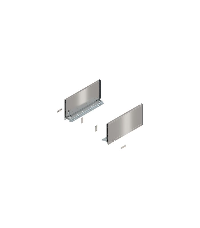 LEGRABOX Zarge, Höhe C (177 mm), NL=350 mm, links/rechts, für LEGRABOX pure, inox-gebür.-lackiert