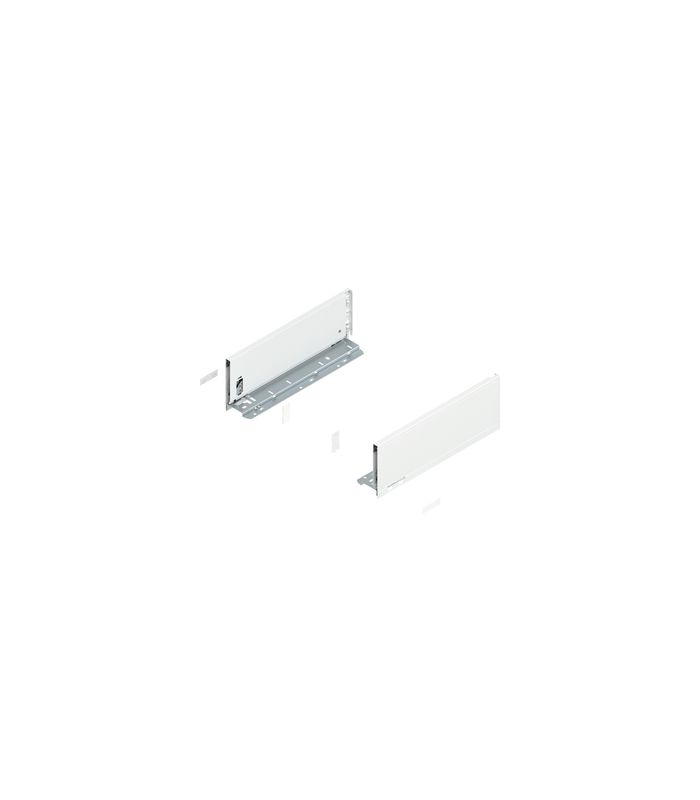 LEGRABOX Zarge, Höhe K (128.5 mm), NL=350 mm, links/rechts, für LEGRABOX pure, seidenweiss matt