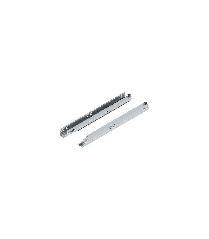 TANDEM plus TIP-ON Vollauszug, Führung, 30 kg, NL=600 mm, für Kupplung, links/rechts, verzinkt