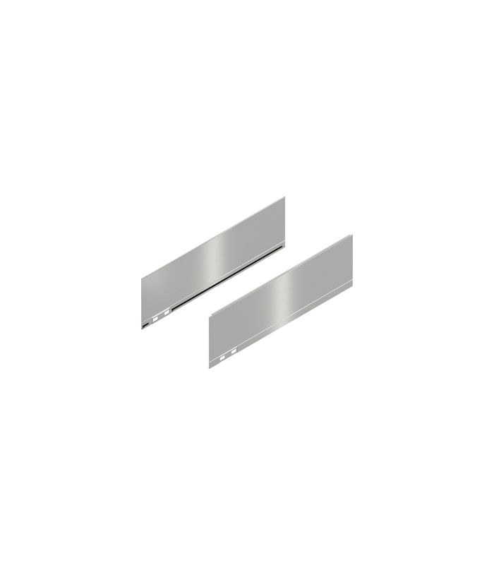 LEGRABOX Dekorelement, Höhe K (128.5 mm), NL=400 mm, links/rechts, inox-gebür.-lackiert