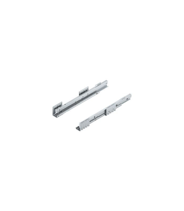 MERIVOBOX Korpusschiene, 70 kg, NL=450 mm, Sonder-Hakenposition, links/rechts, verzinkt