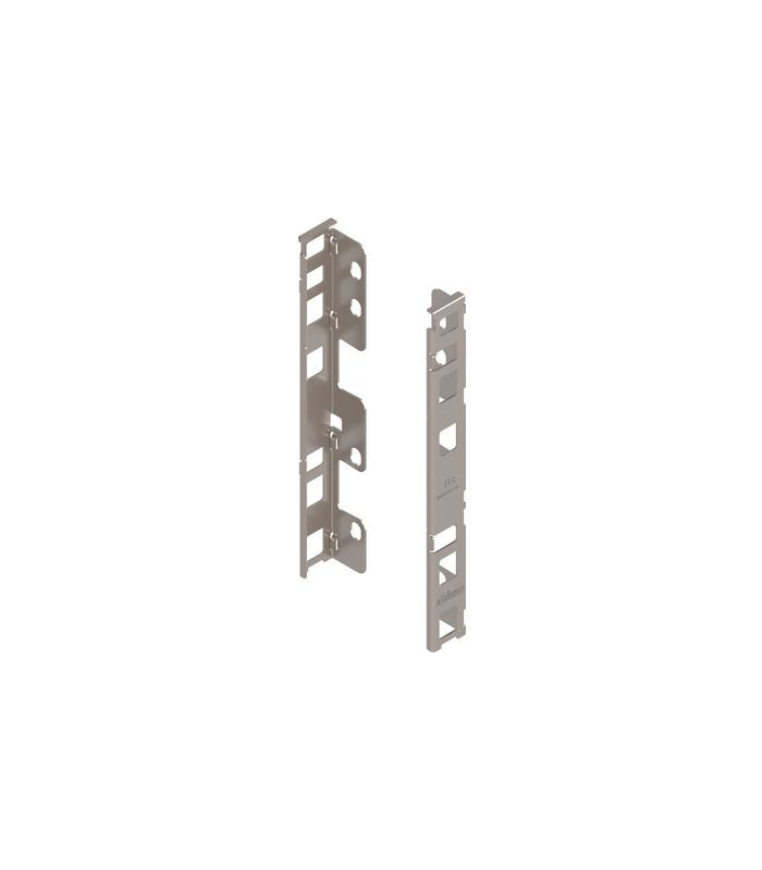 LEGRABOX Holzrückwandhalter, Höhe C (193 mm), links/rechts, vernickelt