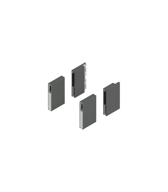 MERIVOBOX BOXCOVER, Höhe E, vorne/hinten, links/rechts, oriongrau matt