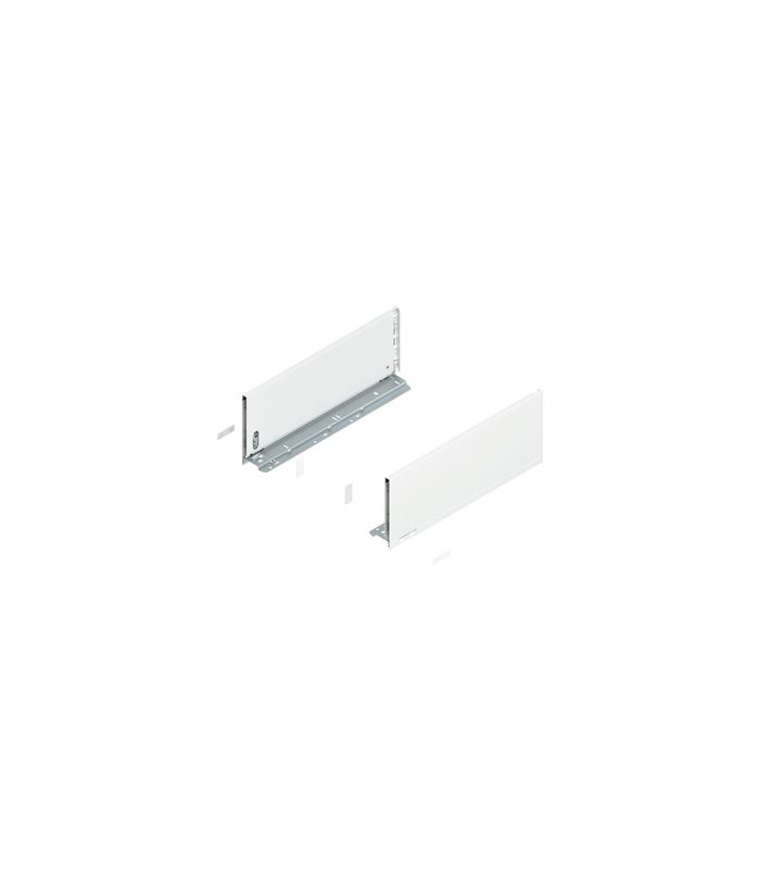 LEGRABOX Zarge, Höhe C (177 mm), NL=450 mm, links/rechts, für LEGRABOX pure, seidenweiss matt