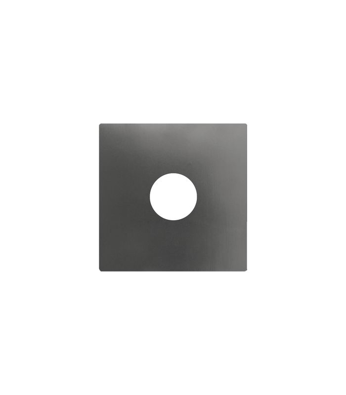 Drückerrosette EZ180Q DR Ø 55 mm Titan grau PlanDesign