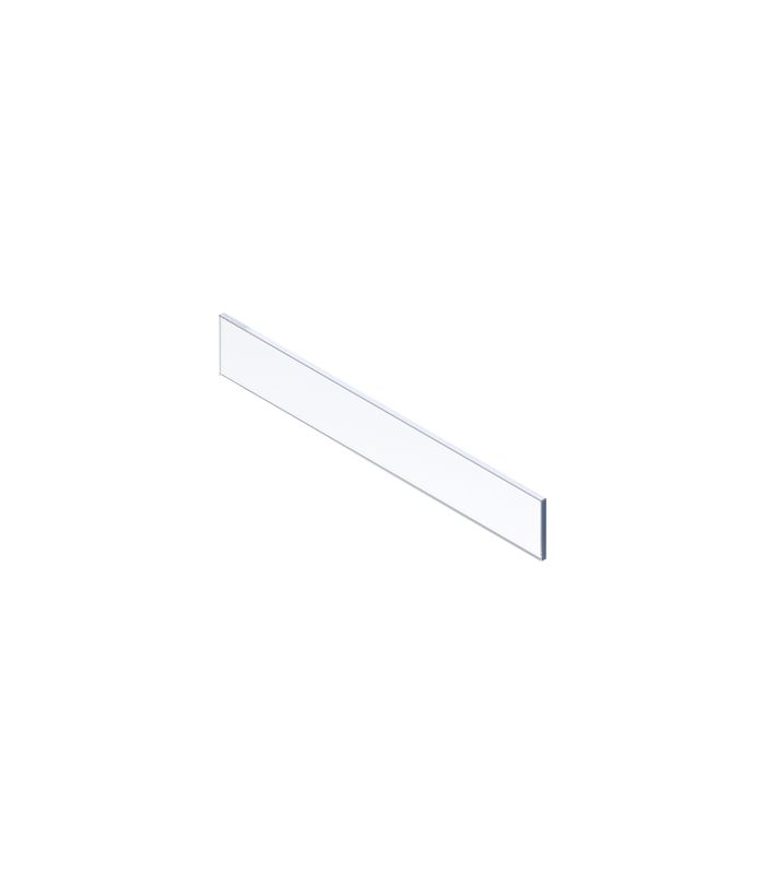 MERIVOBOX Einschubelement - Vorne, Höhe E (75 mm), KB=600 mm (18/19 mm), Glas klar, klar