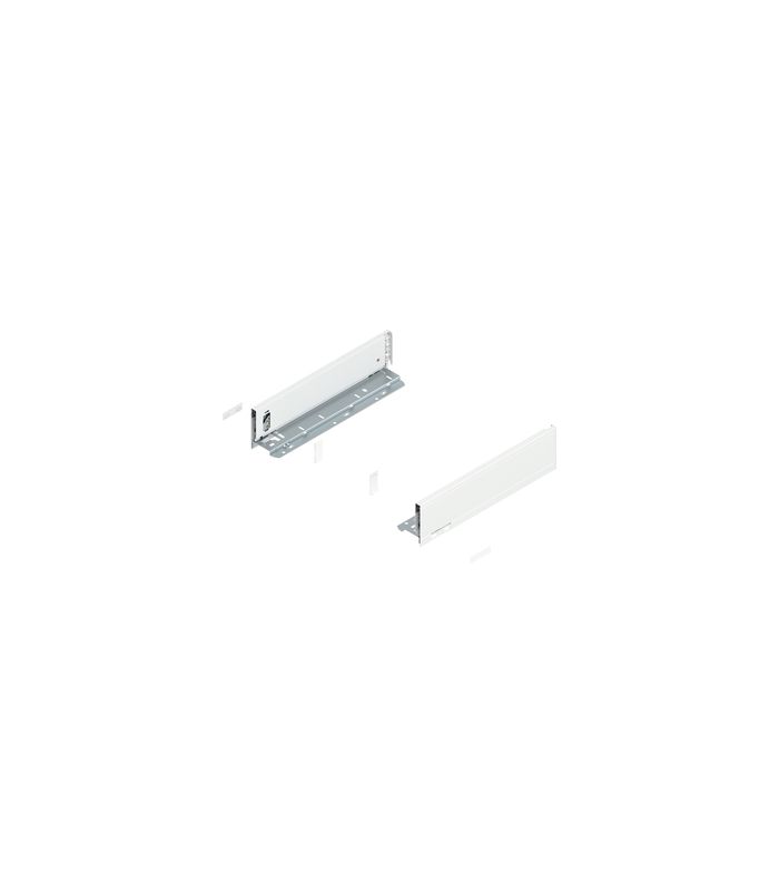 LEGRABOX Zarge, Höhe M (90.5 mm), NL=350 mm, links/rechts, für LEGRABOX pure, seidenweiss matt