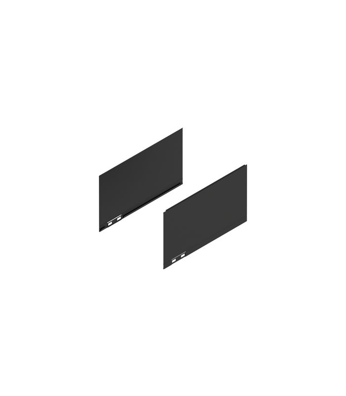 LEGRABOX Dekorelement, Höhe C (177 mm), NL=300 mm, links/rechts, carbonschwarz matt