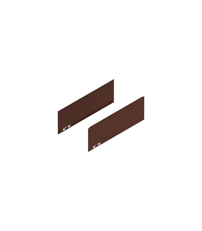 LEGRABOX Dekorelement, Höhe K (128.5 mm), NL=350 mm, links/rechts, noble rust