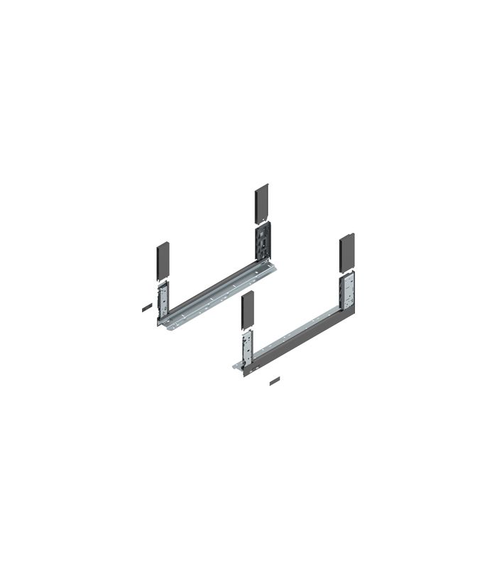 LEGRABOX Zarge, Höhe C (177 mm), NL=550 mm, links/rechts, für LEGRABOX free, oriongrau matt