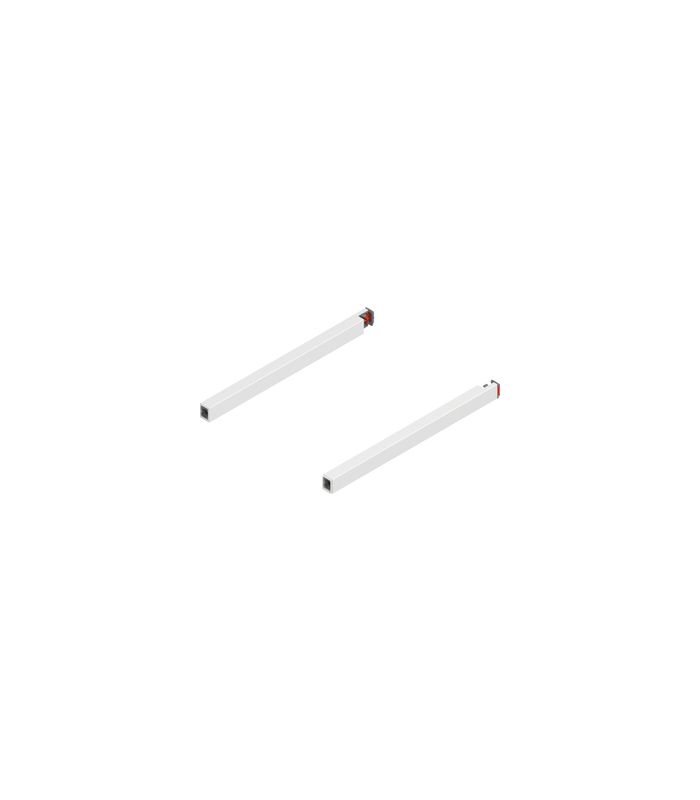 MERIVOBOX Längsreling, NL=270 mm, links/rechts, seidenweiss matt