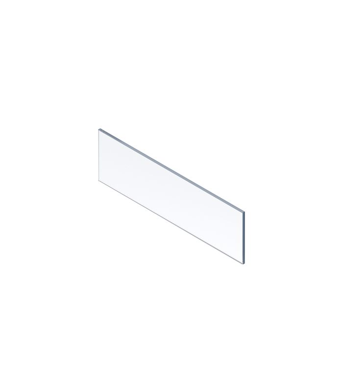 MERIVOBOX Einschubelement - Vorne, Höhe E (142.5 mm), KB=600 mm (18/19 mm), Glas klar, klar