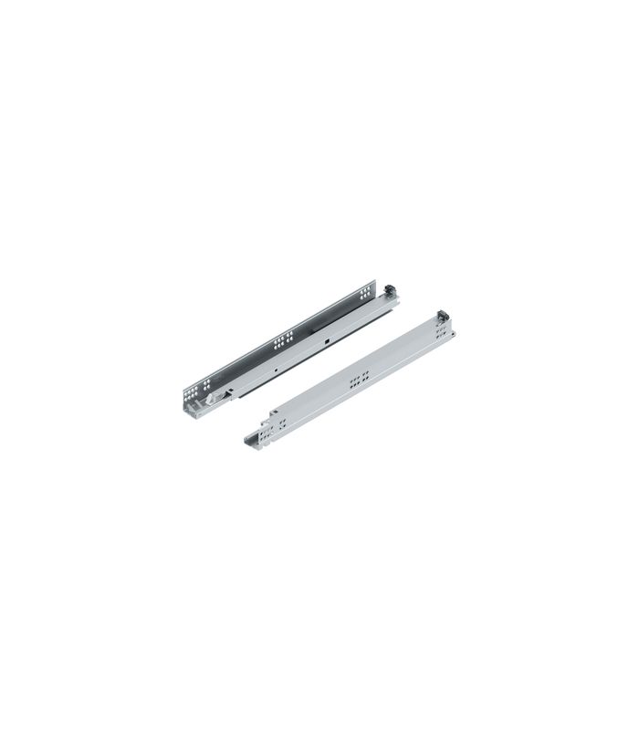 TANDEM plus TIP-ON Vollauszug, Führung, 30 kg, NL=520 mm, für Kupplung, links/rechts, verzinkt
