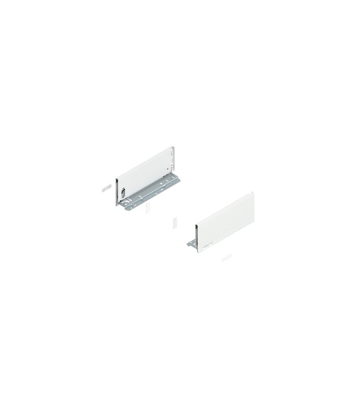 LEGRABOX Zarge, Höhe K (128.5 mm), NL=300 mm, links/rechts, für LEGRABOX pure, seidenweiss matt