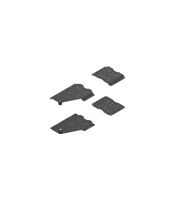 REVEGO duo, Pocketverbinder (Set), für Anwendung ohne Sockel, für Pocketseitendicke 18 bis 19 mm, links, schwarz