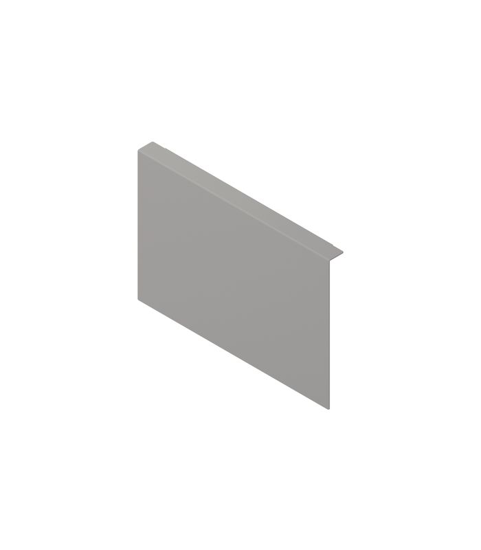AMBIA-LINE Holzrückwandadapter, für MERIVOBOX Frontauszug Höhe C, Stahl, indiumgrau matt
