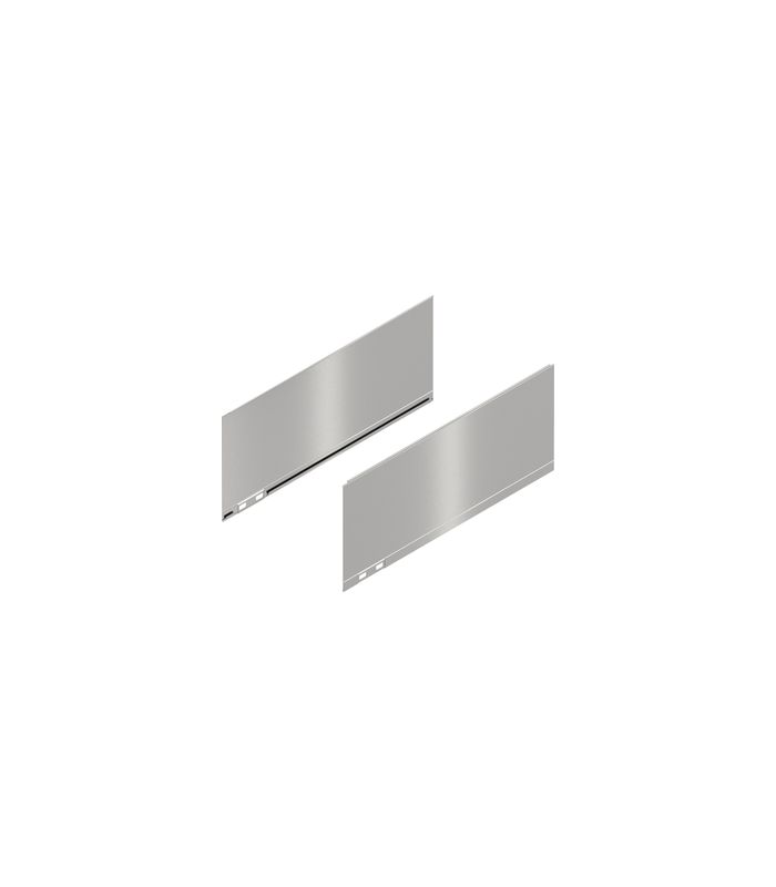 LEGRABOX Dekorelement, Höhe C (177 mm), NL=400 mm, links/rechts, inox-gebür.-lackiert