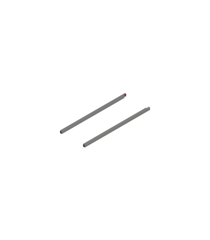 MERIVOBOX Längsreling, NL=550 mm, links/rechts, indiumgrau matt
