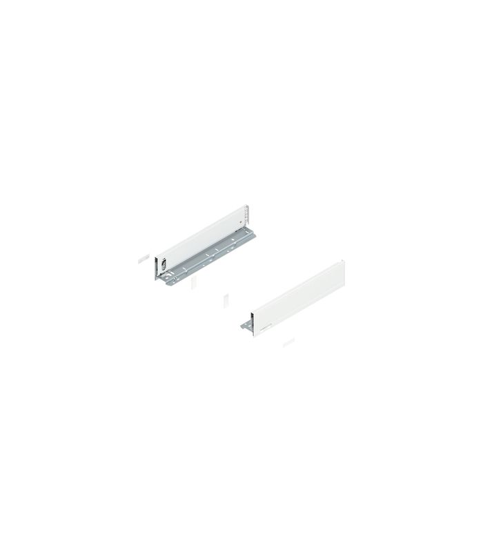 LEGRABOX Zarge, Höhe M (90.5 mm), NL=400 mm, links/rechts, für LEGRABOX pure, seidenweiss matt