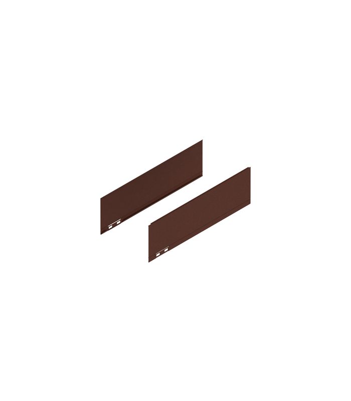 LEGRABOX Dekorelement, Höhe K (128.5 mm), NL=400 mm, links/rechts, noble rust