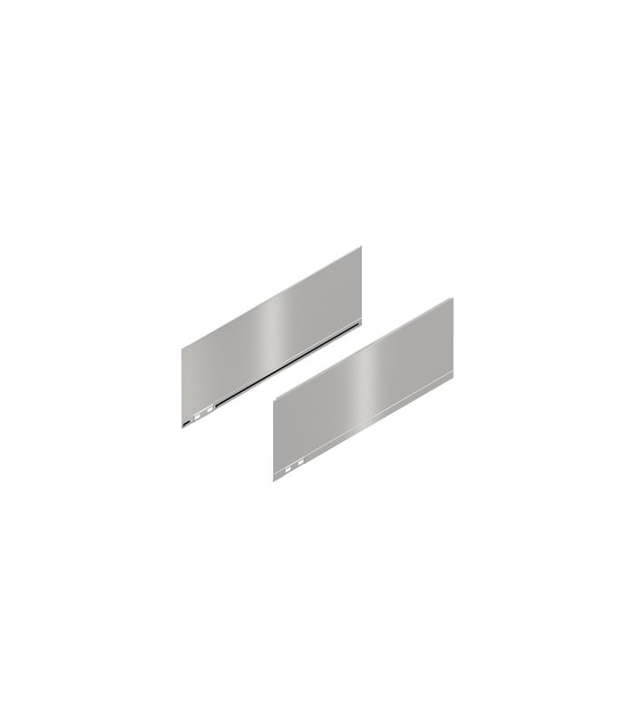 LEGRABOX Dekorelement, Höhe C (177 mm), NL=450 mm, links/rechts, inox-gebür.-lackiert