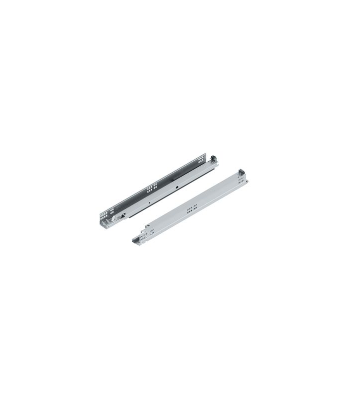 TANDEM plus TIP-ON Vollauszug, Führung, 30 kg, NL=550 mm, für Kupplung, links/rechts, verzinkt