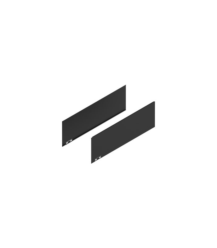 LEGRABOX Dekorelement, Höhe C (177 mm), NL=500 mm, links/rechts, carbonschwarz matt