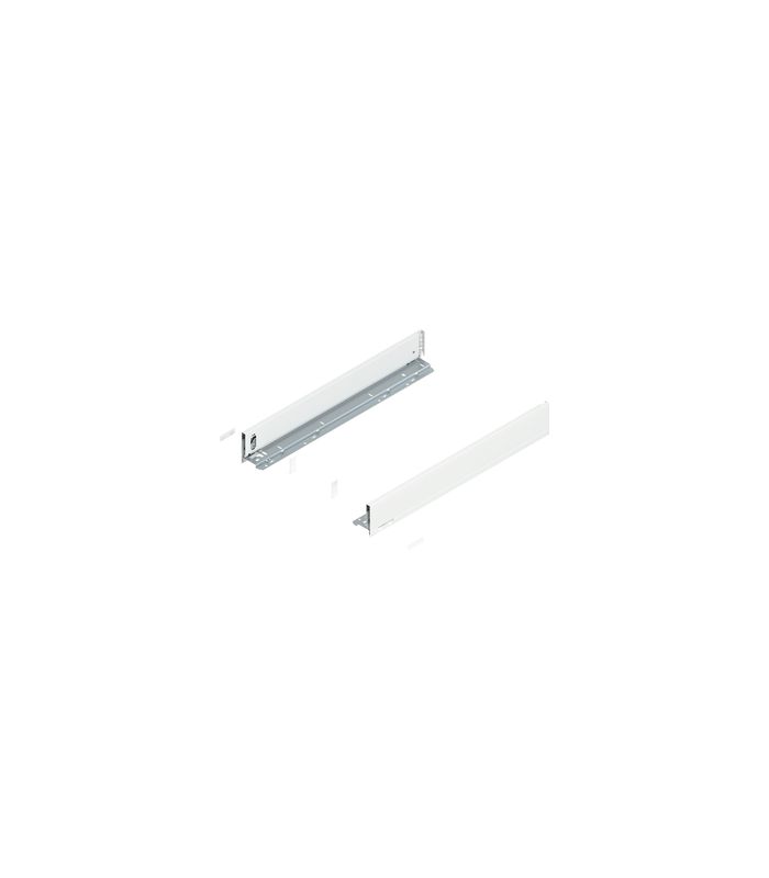 LEGRABOX Zarge, Höhe M (90.5 mm), NL=600 mm, links/rechts, für LEGRABOX pure, seidenweiss matt
