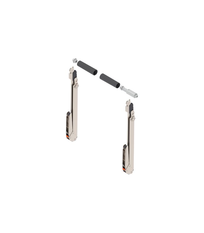 AVENTOS HL top Hochliftklappe, Hebel (Set), KH=480-580 mm, symmetrisch, vernickelt