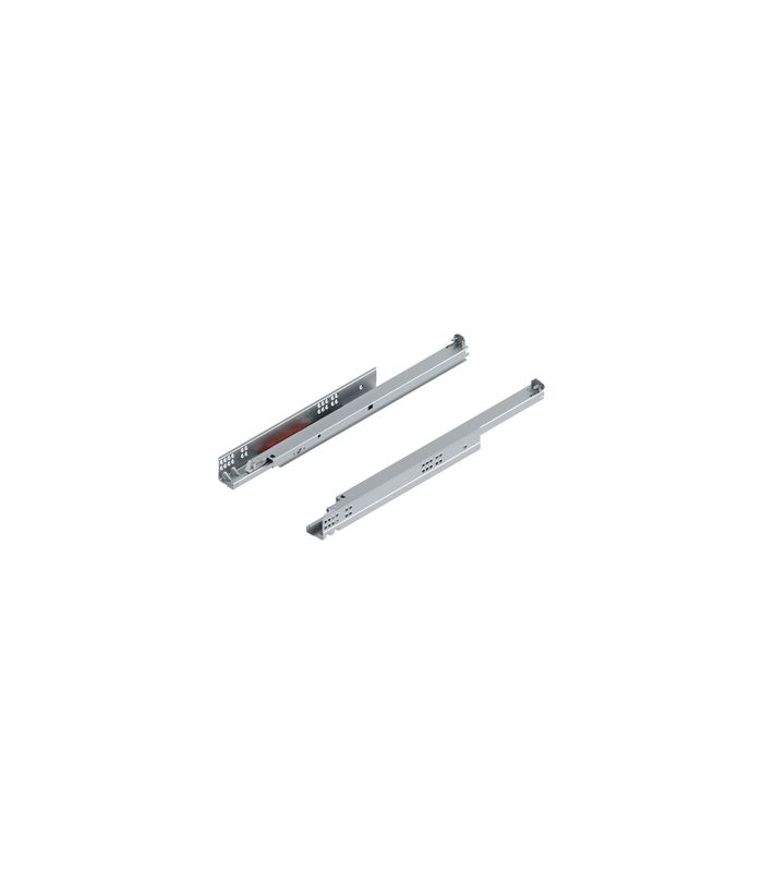 Tandem Vollauszug ohne Kupplung verzinkt 50 kg, für Tip On NL= 550mm