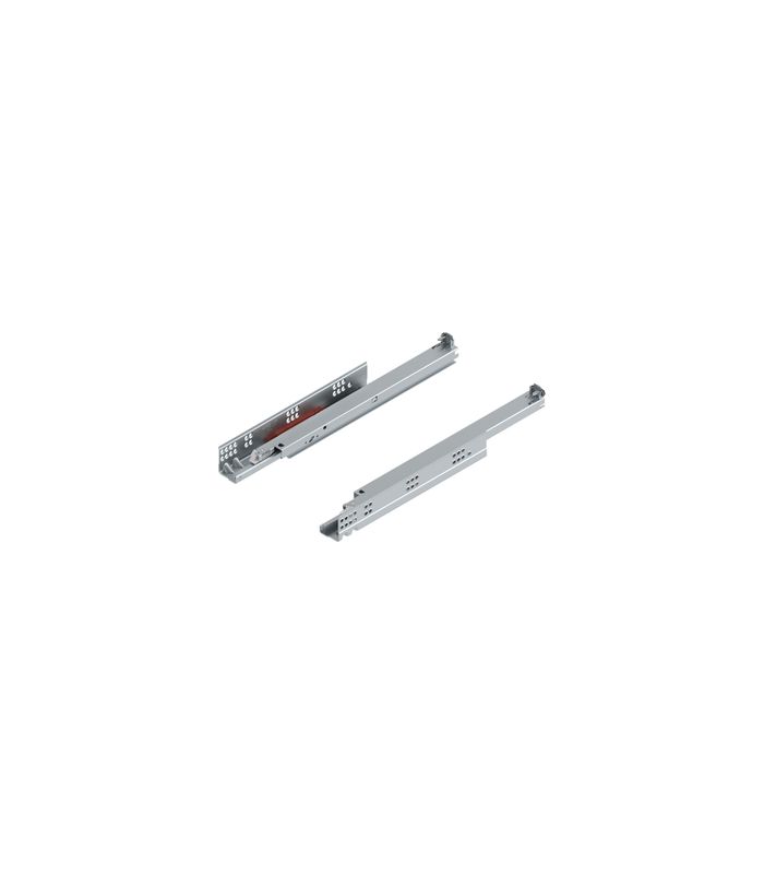 Tandem Vollauszug ohne Kupplung verzinkt 50 kg, für Tip On NL= 450mm
