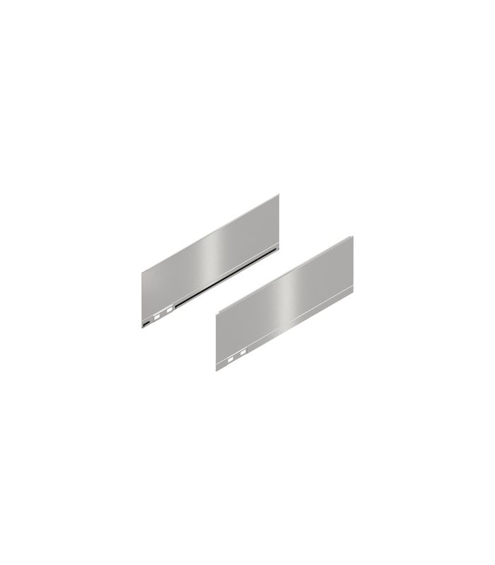 LEGRABOX Dekorelement, Höhe K (128.5 mm), NL=350 mm, links/rechts, inox-gebür.-lackiert