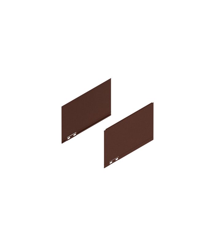 LEGRABOX Dekorelement, Höhe C (177 mm), NL=270 mm, links/rechts, noble rust