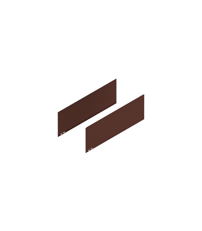 LEGRABOX Dekorelement, Höhe F (241 mm), NL=650 mm, links/rechts, noble rust