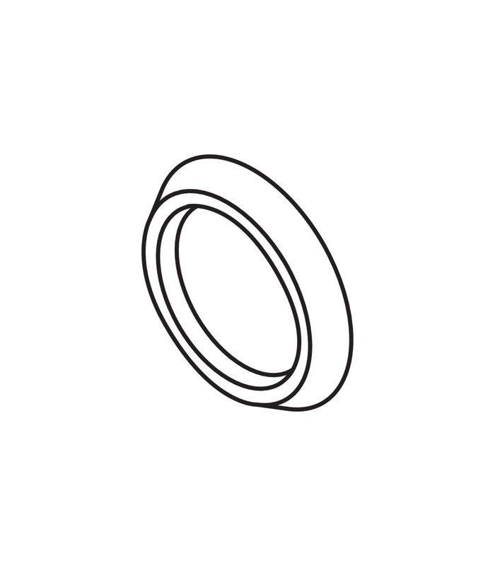 Muschel-Griff zum Kleben Alu eloxiert D = 30 mm