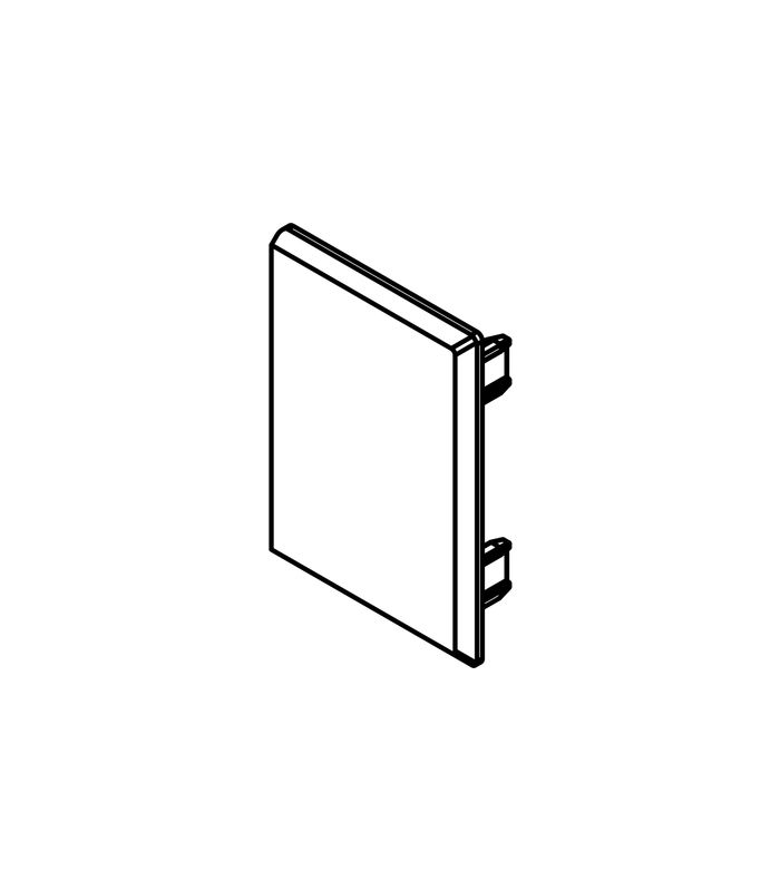 Porta Abdeckkappe links Kunststoff anthrazit