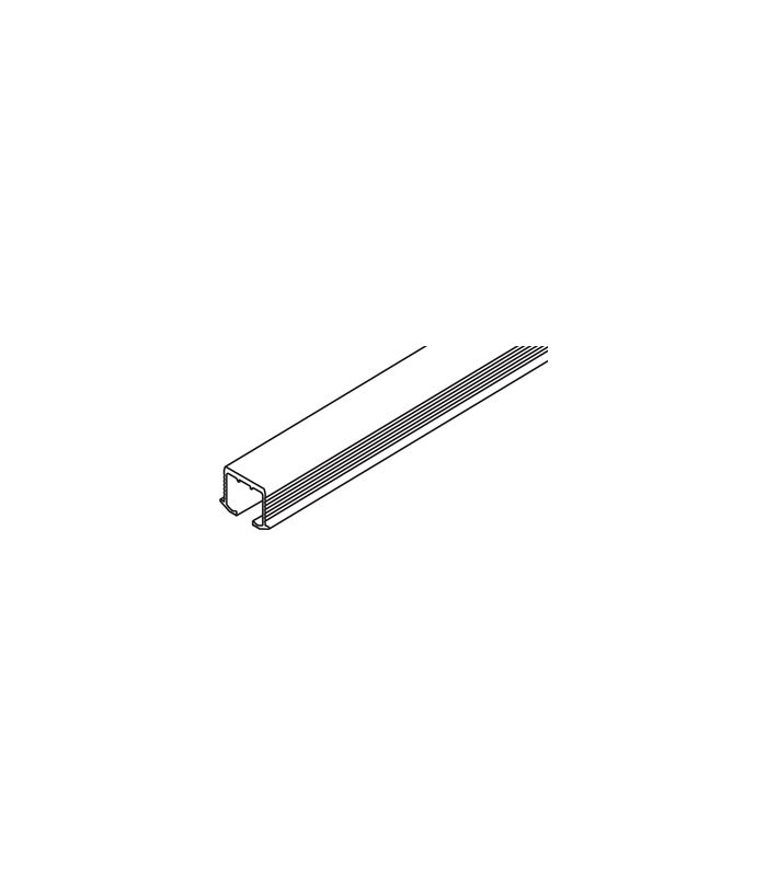 Clipo 26/36 Einfachlaufschiene Alu L= 2500 mm ( zum Kleben )