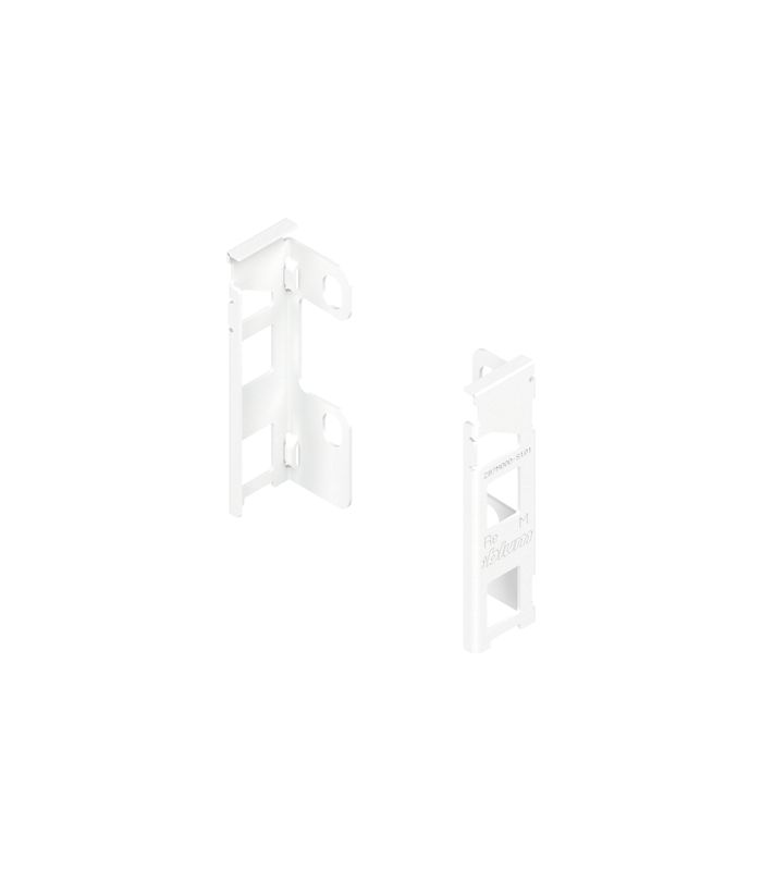 LEGRABOX Holzrückwandhalter, Höhe M (106 mm), links/rechts, seidenweiss matt